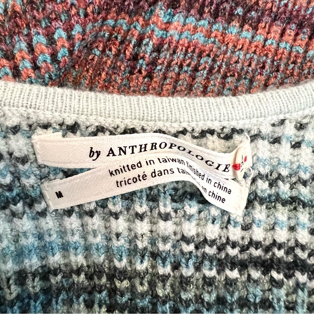 NWT Anthropologie Space-Dyed Knit Midi Dress - Picture 8 of 11